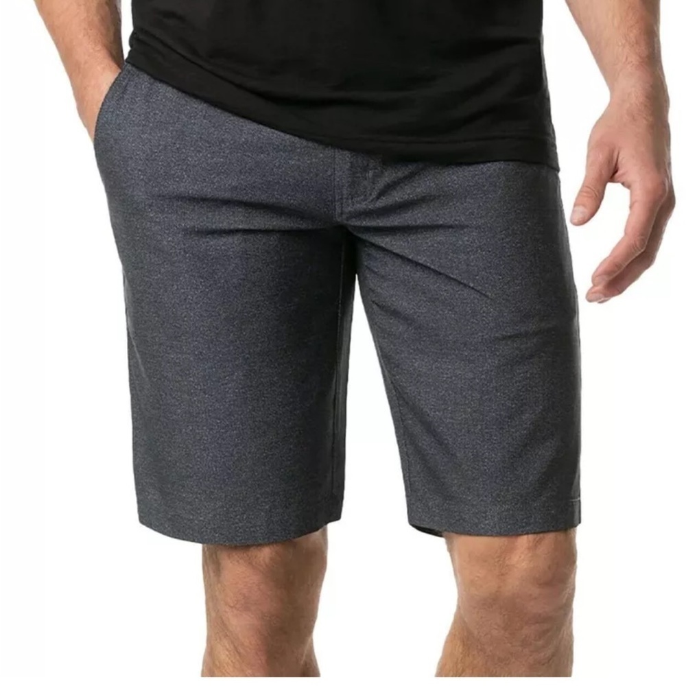 TravisMathew Panama Golf Shorts 10 inch Sargasso Sea Wrinkle Resistant mens 34
